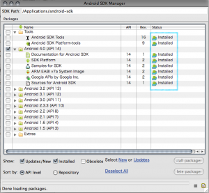 Android SDK Manager