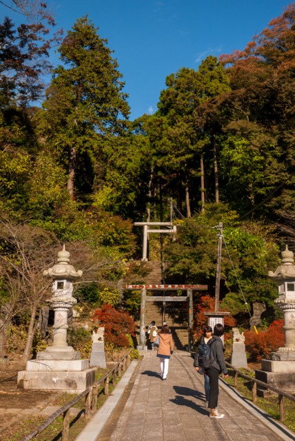 天園ハイキングコースに建長寺から登る