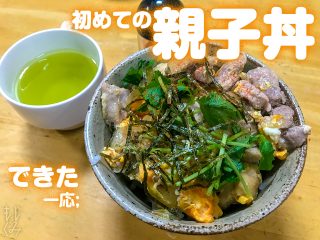 初めての親子丼