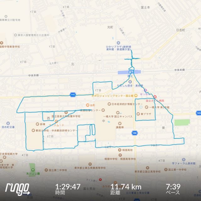 RunGoを使ったGPS Art