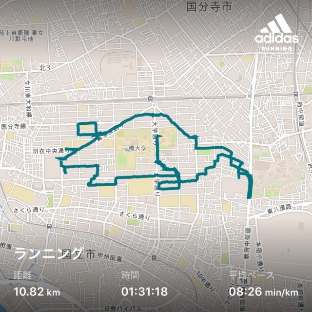 adidas Runningのランニングアート