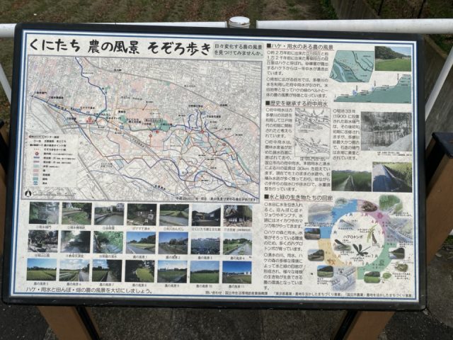 ママ下湧き水公園の案内板