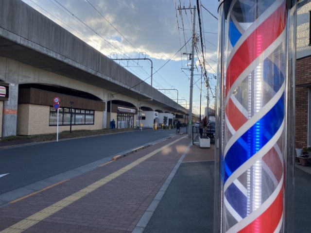 国立市北の床屋