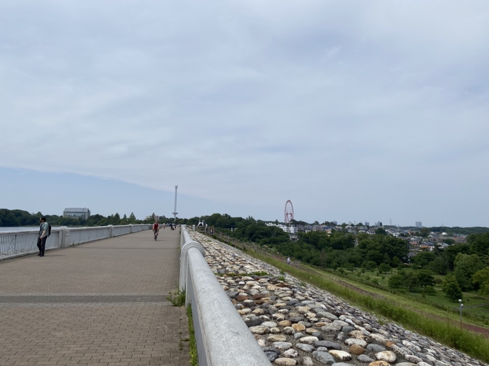 多摩湖の東側