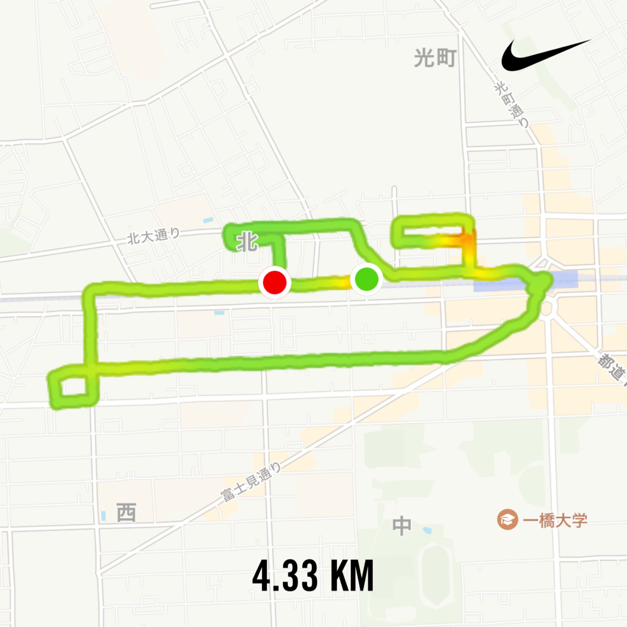 ボートのGPSアート