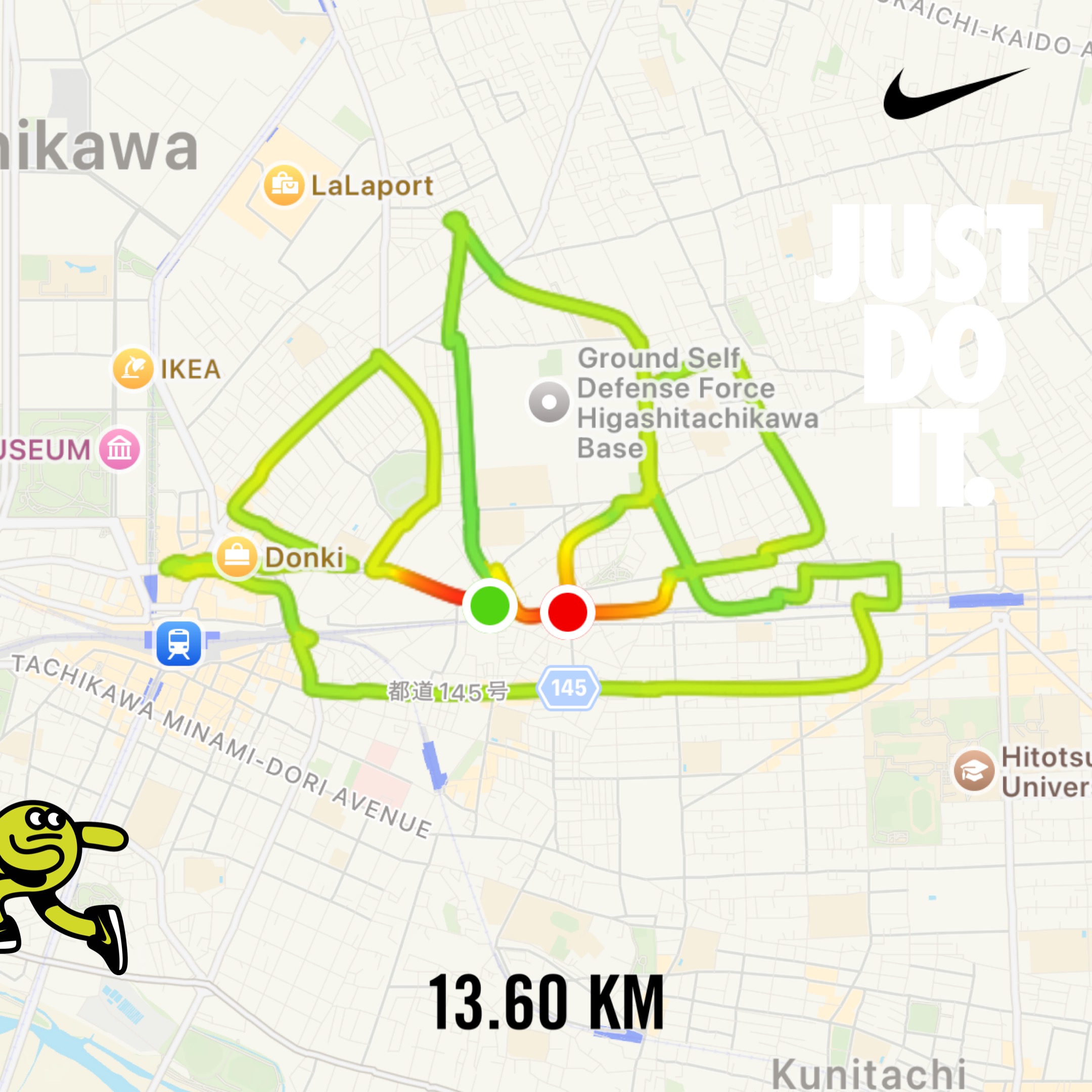 帆船のGPSアート