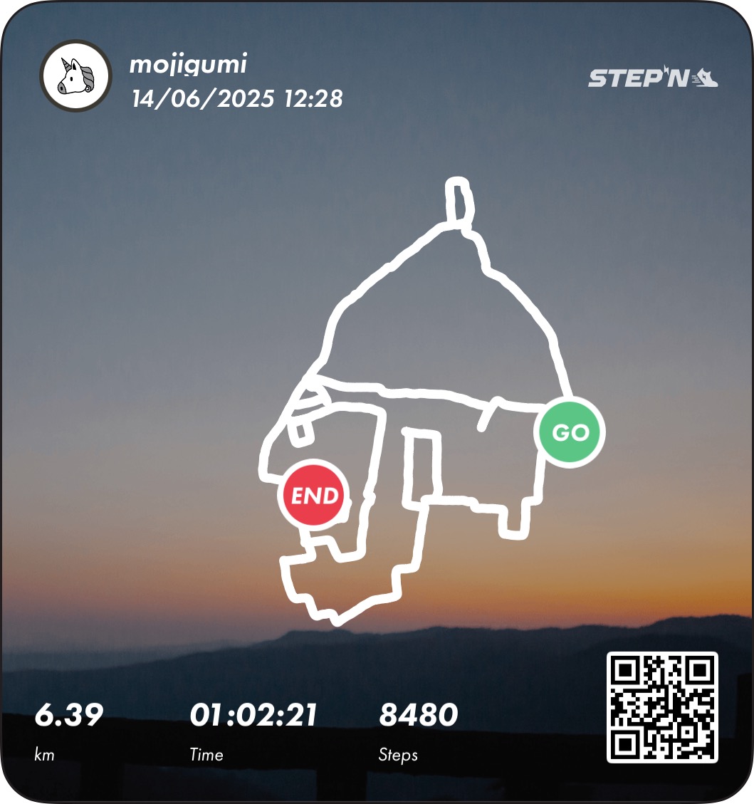 サウナ帽子のStepn art