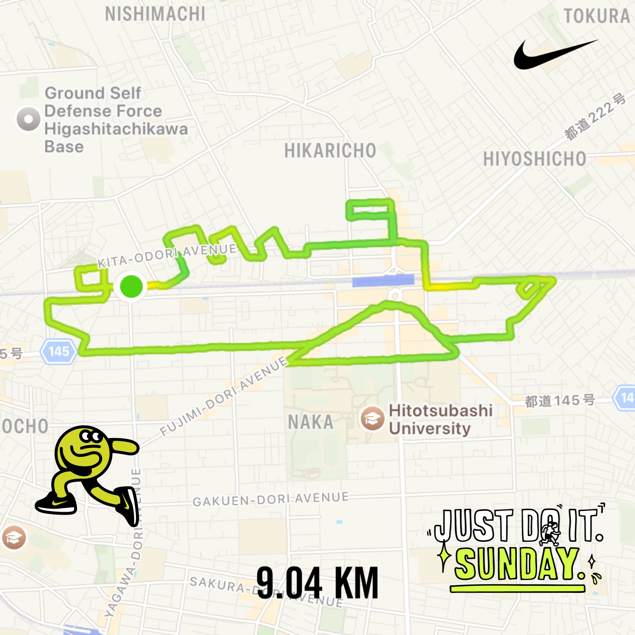 タイタニックと氷山のGPSアート