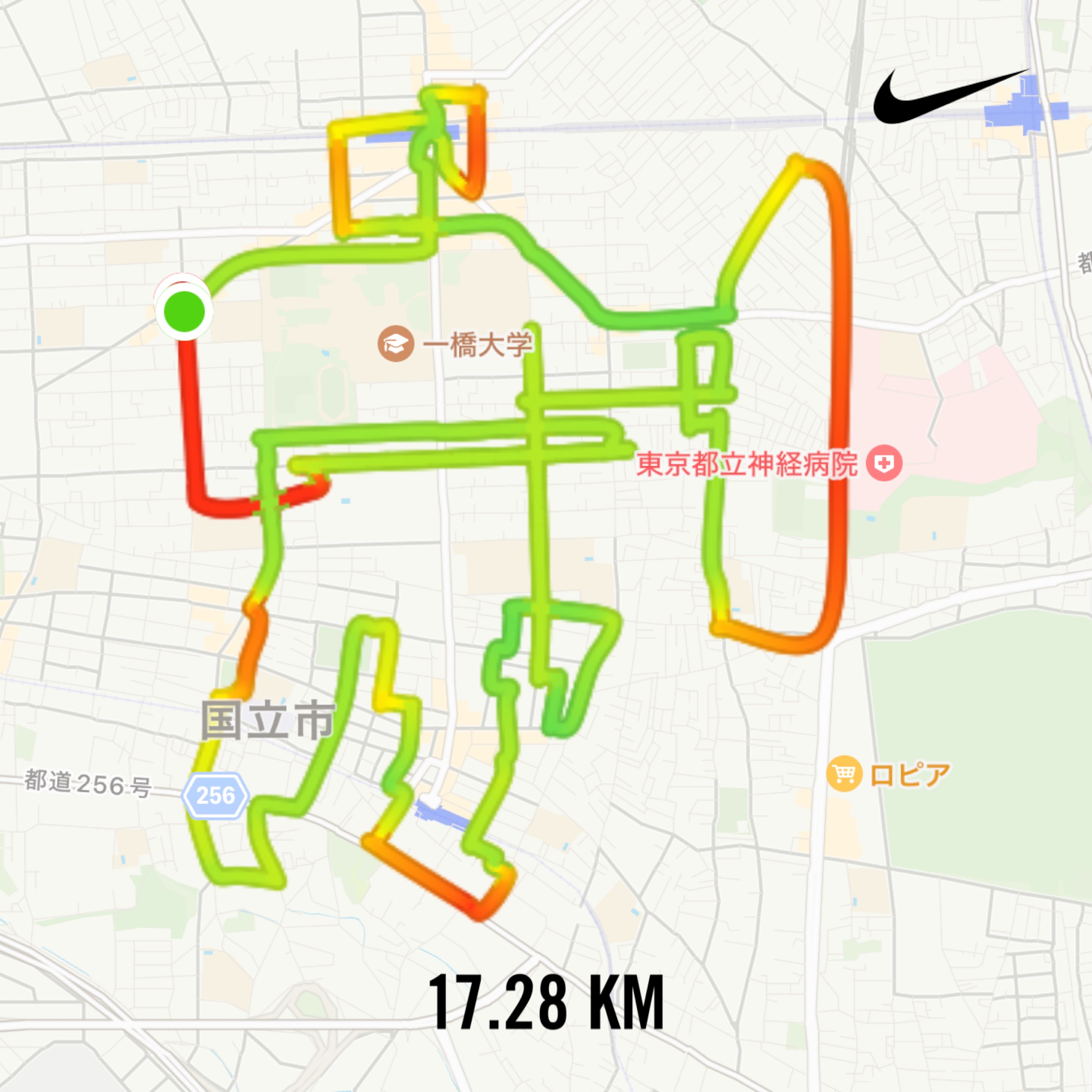 機動隊のGPSアート